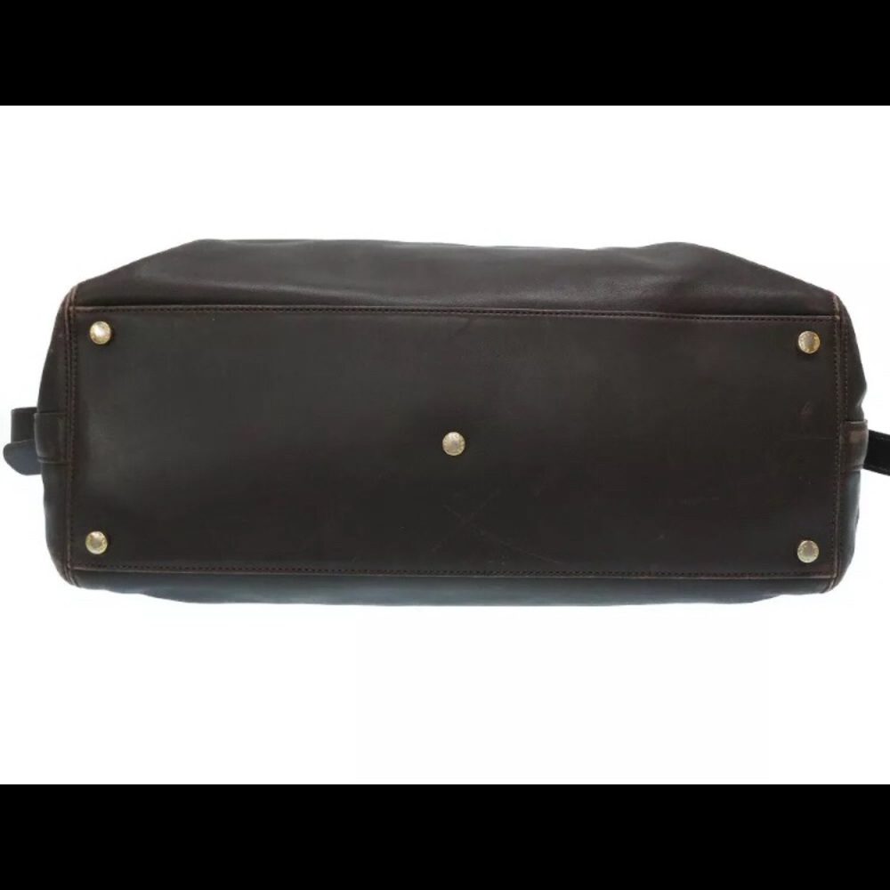 CHANEL 💯% authentic brown leather travel bag HUGE - Picture 5 of 8